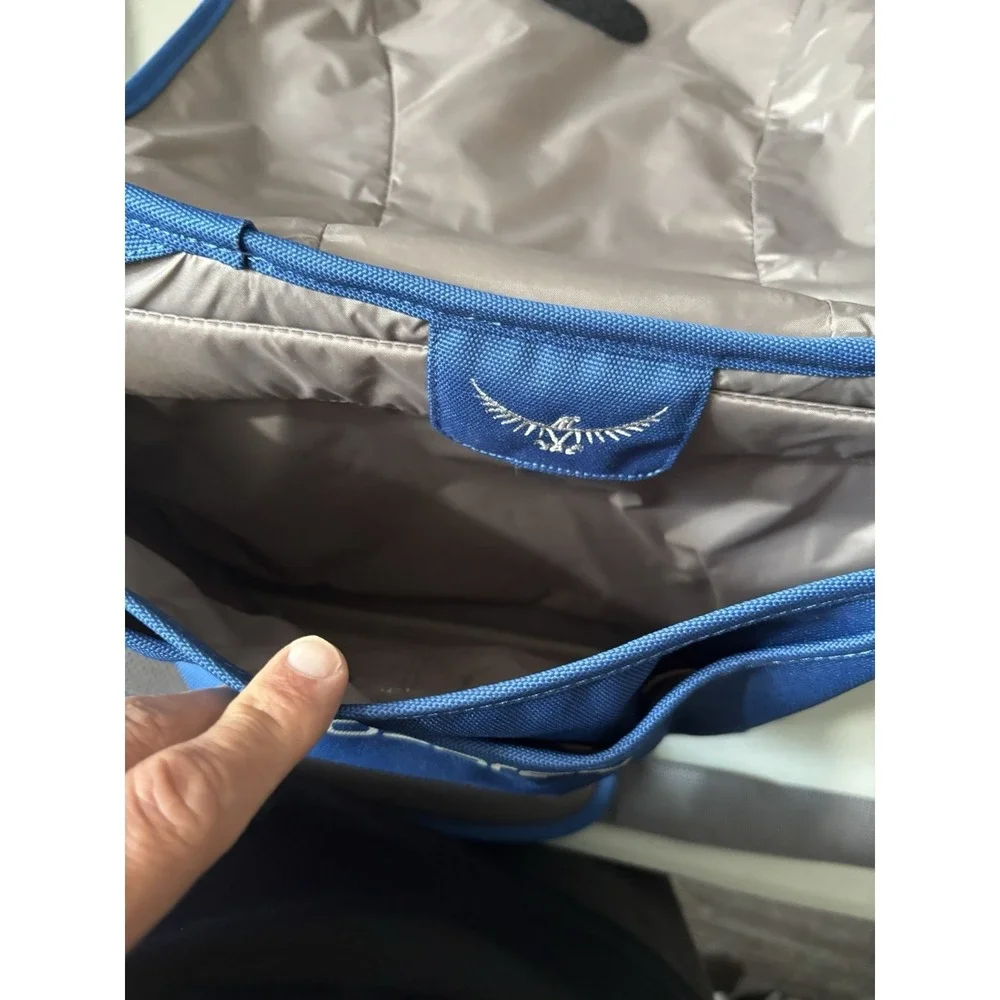 Osprey Backwoods Blue Flap Mini SMU Travel Messenger Small Laptop Bag NEW 14x12